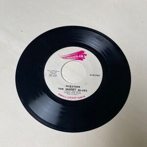 The Moody‎ Blues Question / Candle of Life 45 RPM Record 1970 Threshold
